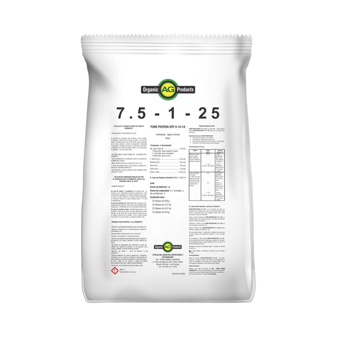 Pure Protein Dry  7.5-1-25